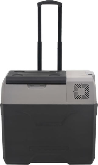 vidaXL Φορητό Ψυγείο 40lt Μαύρο