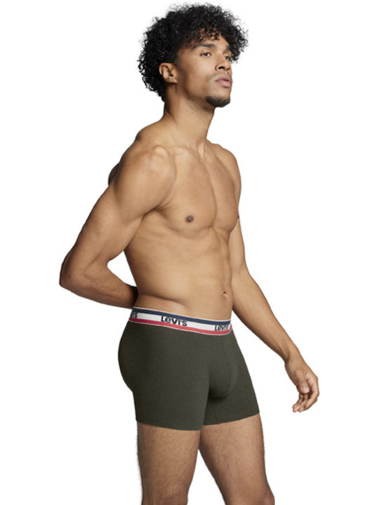 Ανδρικά Μποξεράκια Black/Grey/Olive 3Pack