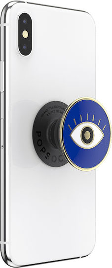 PopSockets Enamel Evil Eye Κινητού Μπλε