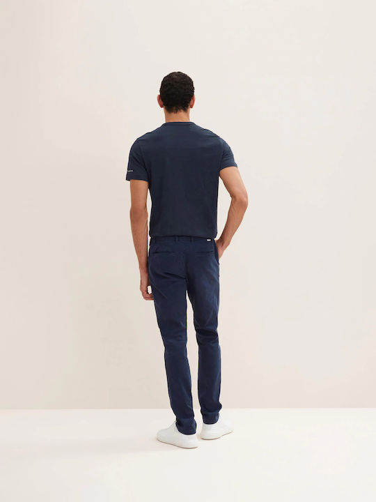 Tom Tailor Pantaloni pentru bărbați Chino cu Croială Slim Albastru