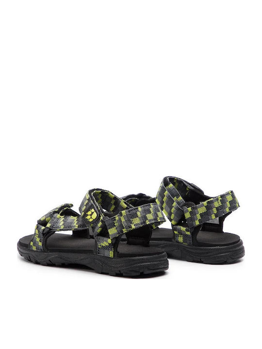 Jack Wolfskin Seven Seas 2 Grüne Kindersandalen