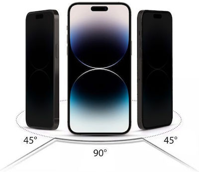 Hofi Anti Spy Glass Pro+ Privacy Tempered Glass (iPhone 14 Pro)