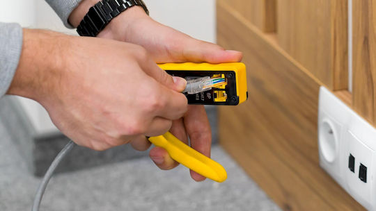 Rebel Ethernet Internet Cable Crimping Plier RJ12, RJ45