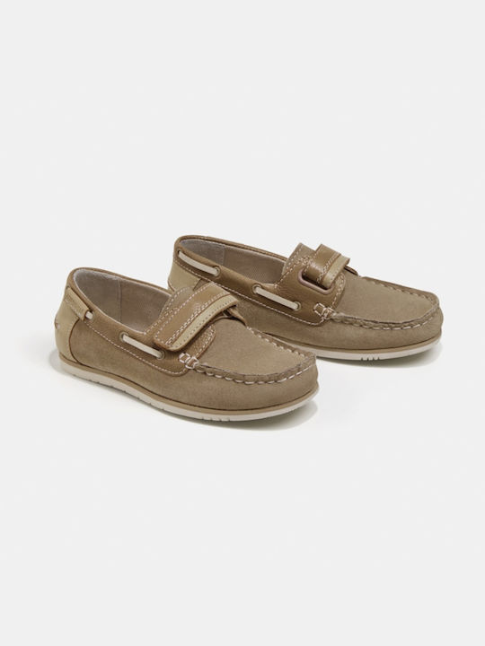 Mayoral Boys Moccasins with Velcro Beige