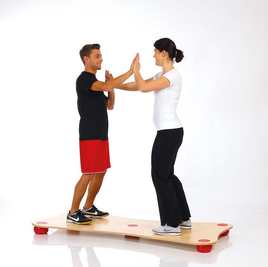 Togu Balanza Ballstep Πλατφόρμα Ισορροπίας Μπεζ 180x60x15cm