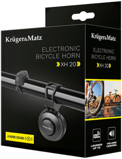 Kruger & Matz Bicycle Horn Electric Black