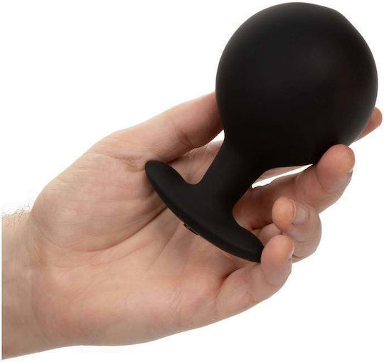 Calexotics Weihted Inflatable Πρωκτική Σφήνα Large Μαύρη 8.25cm