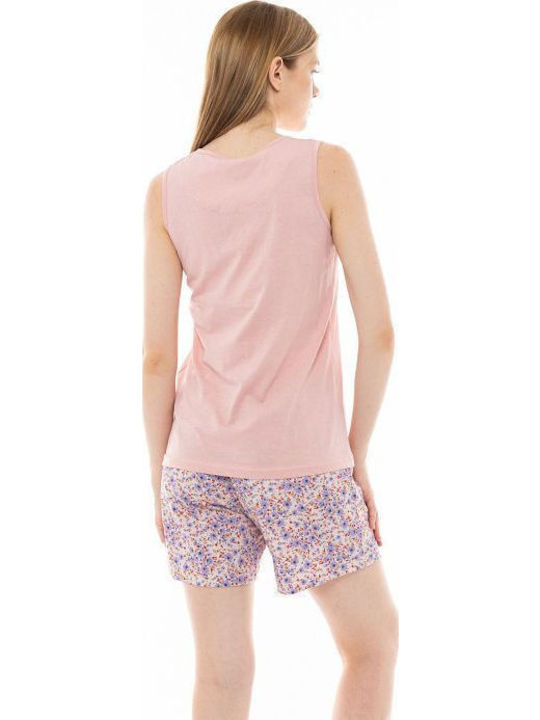 Pink Label Summer Women's Pyjama Set Pink