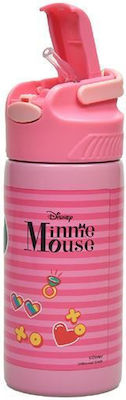 Gim Sticlă pentru Copii Minnie Oțel inoxidabil Roz 500ml