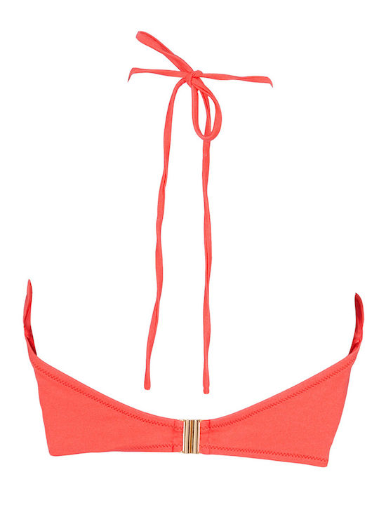 Bluepoint Padded Triangle Bikini Top Orange