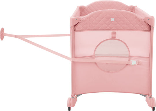 Kikka Boo Milky Way 2023 Laufstall 2 Ebenen mit Matratze Rosa 125x65cm