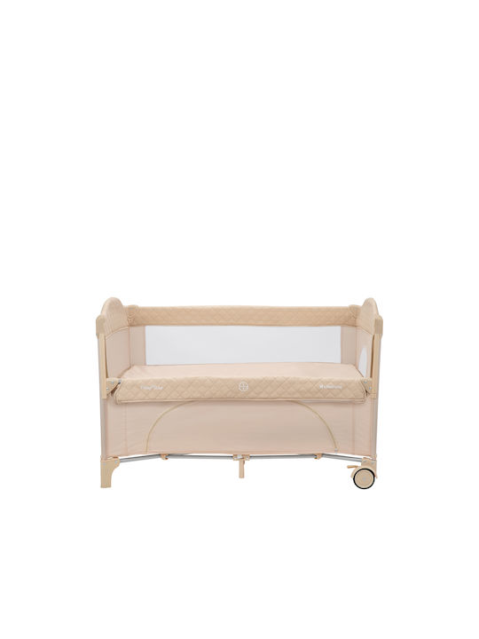 Kikka Boo Milky Way 2023 Playpen 2 Levels with Mattress Beige 125x65cm