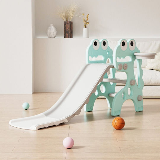 Bike Toys Τσουλήθρα Frog με Μπασκέτα Τιρκουάζ