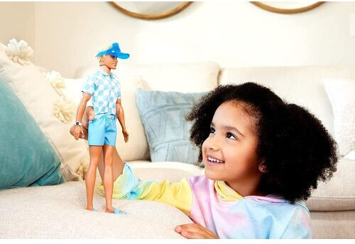 Barbie Beach Glam Jungenpuppe Ken für 3+ Jahre alt+ Jahre