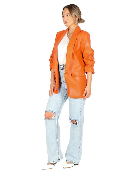 Silia D Women's Blazer Orange