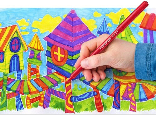Staedtler Drawing Markers Thin Set 12pcs