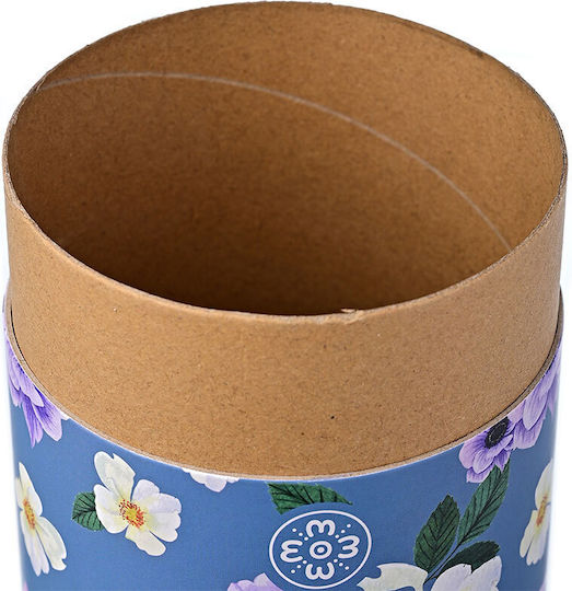 Estia Coffee Mug Save The Aegean Ανακυκλώσιμο Ποτήρι Θερμός Ανοξείδωτο BPA Free 350ml Garden Blue με Καλαμάκι