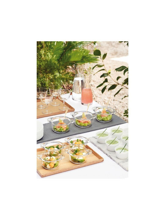 Bormioli Rocco Buffet Gala XS Μπωλ Σερβιρίσματος για Ντιπ Οβάλ Γυάλινο Διάφανο 9x9εκ.
