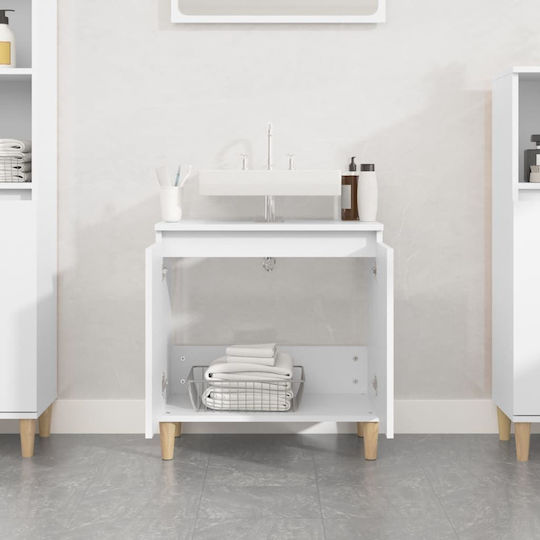 vidaXL Countertop without Sink L58xW33xH60cm White