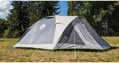 Coleman Darwin 4 Plus Σκηνή Camping Igloo Πράσινη 4 Εποχών για 4 Άτομα 300x280x140εκ.