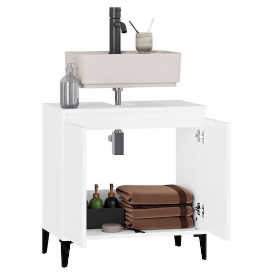 vidaXL Countertop without Sink L58xW33xH60cm White