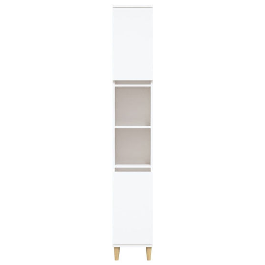 vidaXL Στήλη Μπάνιου Τοίχου Μ30xΒ30xΥ190cm Λευκή