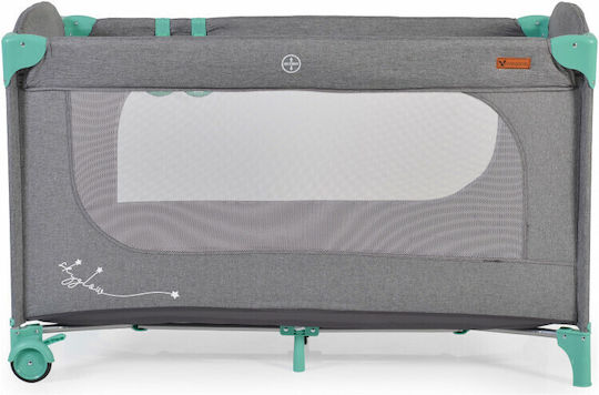 Cangaroo Skyglow Παρκοκρέβατο με Στρώμα Mint 125x62cm