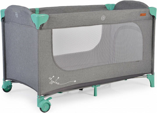 Cangaroo Skyglow Παρκοκρέβατο με Στρώμα Mint 125x62cm