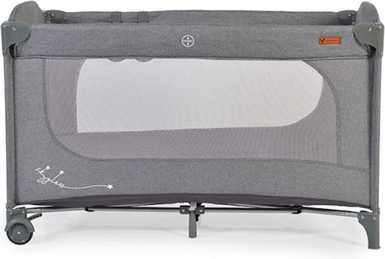 Cangaroo Skyglow Παρκοκρέβατο με Στρώμα Γκρι 125x62cm