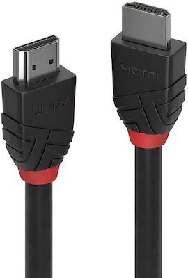 Lindy HDMI 2.0 Cable HDMI male - HDMI male 0.5m Black