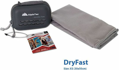 AlpinPro DryFast Πετσέτα Προσώπου Microfiber Μπλε 50x30εκ.