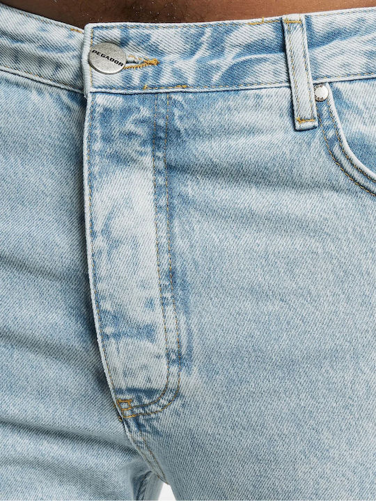 PEGADOR VANNESS JEANS LARGI ALBASTRU SPĂLAT PGDR-2328-012-M-GR albastru deschis