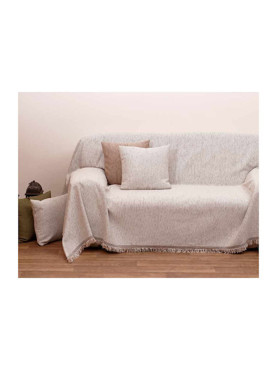 Viopros Armchair Throw 2100 150x180cm Ecru