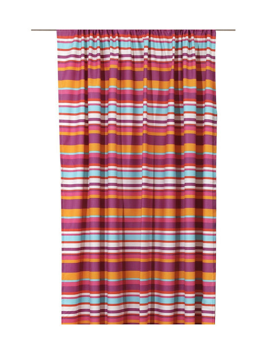 Viopros Перде с Тунел Тори Раиран Тюркоаз 140x270см