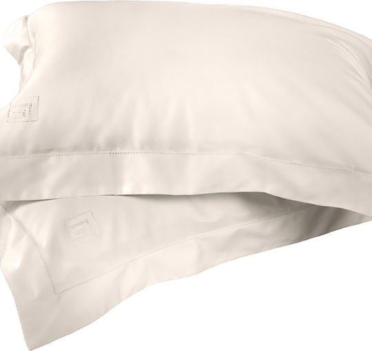 Guy Laroche Silky Сет Калъфки за Възглавници Оксфорд Слонова кост 52x72см.