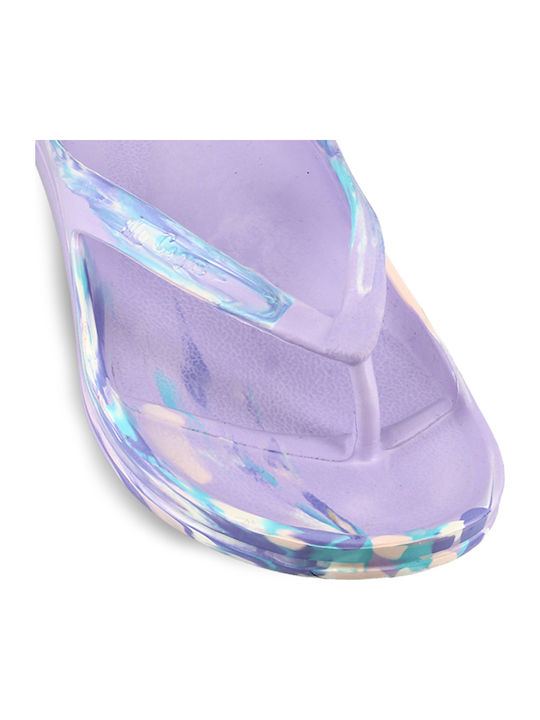 Șlapi În Culoare Violet