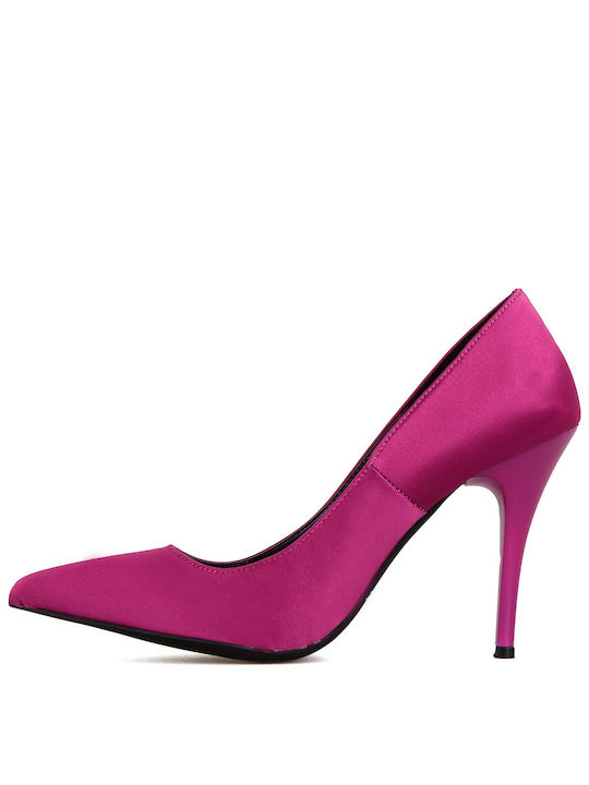 Silia D Pointed Toe Stiletto Fuchsia Heels