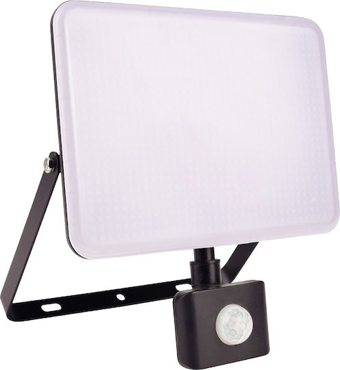 Avide ABFLFNW-50W-PIR Waterproof LED Flood Light 50W Natural White 4000K with Photocell IP44