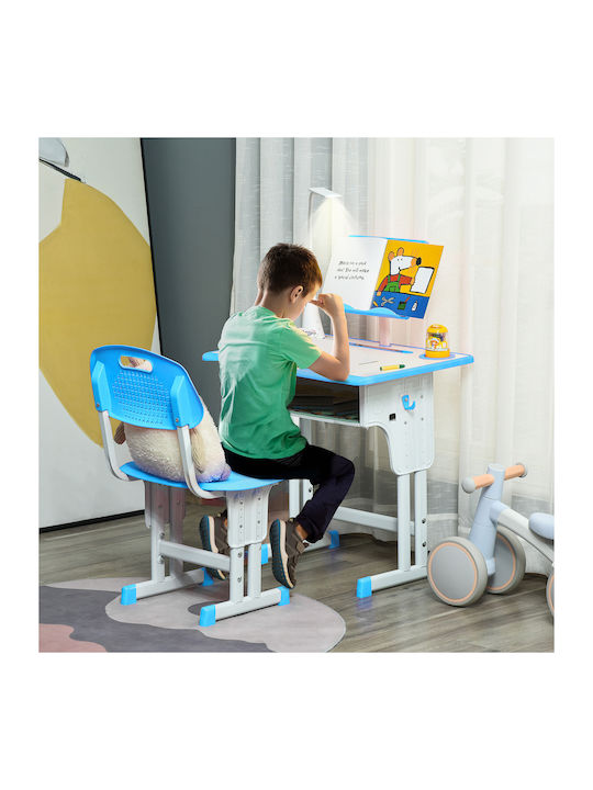 Kids Desk made of Melamine White-Blue 60x45x90cm 312-061BU