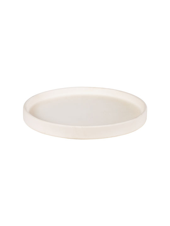 GloboStar Parga Planter Ceramic Beige with Stand 23x23x20.5cm.