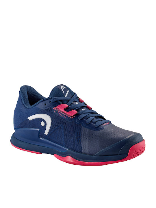 Head Sprint Pro 3.5 Women's Tennis Shoes for All Courts Blue