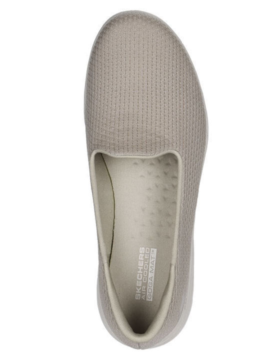 Skechers On-The-Go Flex Anatomisch Damen Slip-Ons Beige