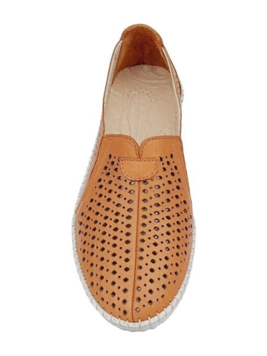 Ανατομικά Γυναικεία Slip-On Δερμάτινα Ταμπά