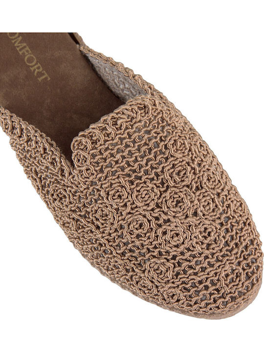 Flat Mules σε Μπεζ Χρώμα