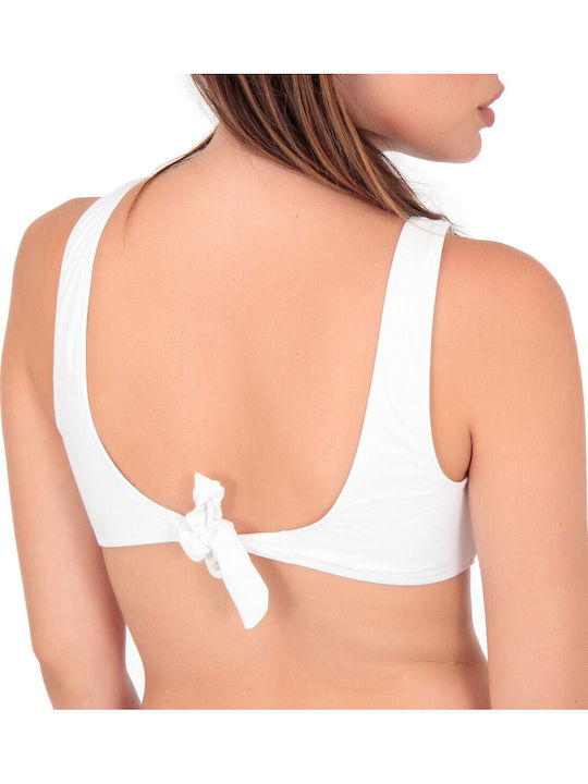 Bikini Set Bra & Brazil Bottom White sws-22201 (wht)