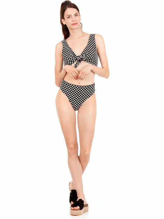 Bikini-Set Polka Dot Schwarz sws-1119 (pouablk)