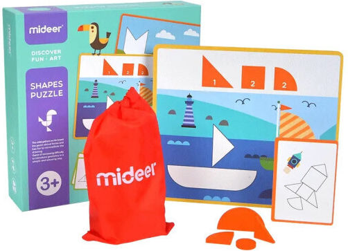 MiDeer Shapes Puzzle Εκπαιδευτικό Παιχνίδι Γνώσεων για 3+ Ετών