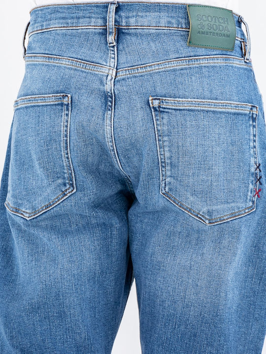 Pantaloni Jeans pentru Bărbați Albastru