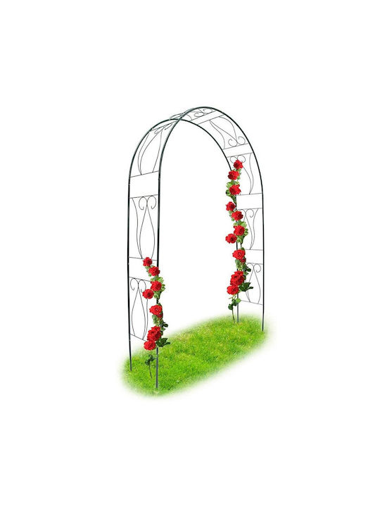 Arcadă De Grădină Din Metal Verde 153x35x233cm