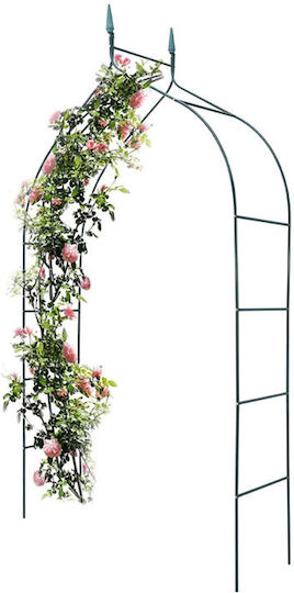 Gartenarch aus Metall in Grün Farbe 140x38x240cm
